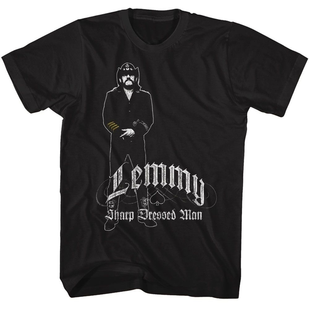 Lemmy Sharp Dressed Man Shirt Motrhead Fan Tee
